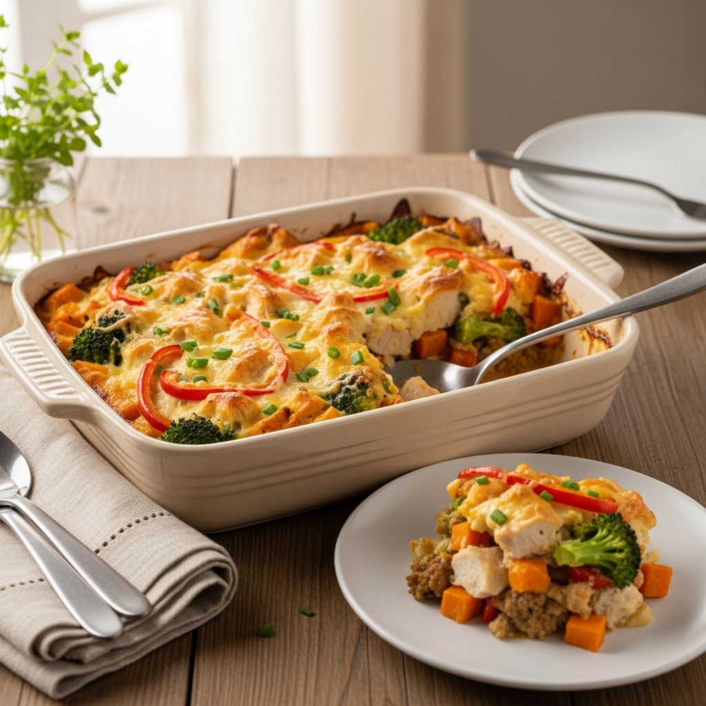 Quick, easy high-protein casseroles ready in three steps or fewer—perfect for busy weeknights and muscle-building meals.