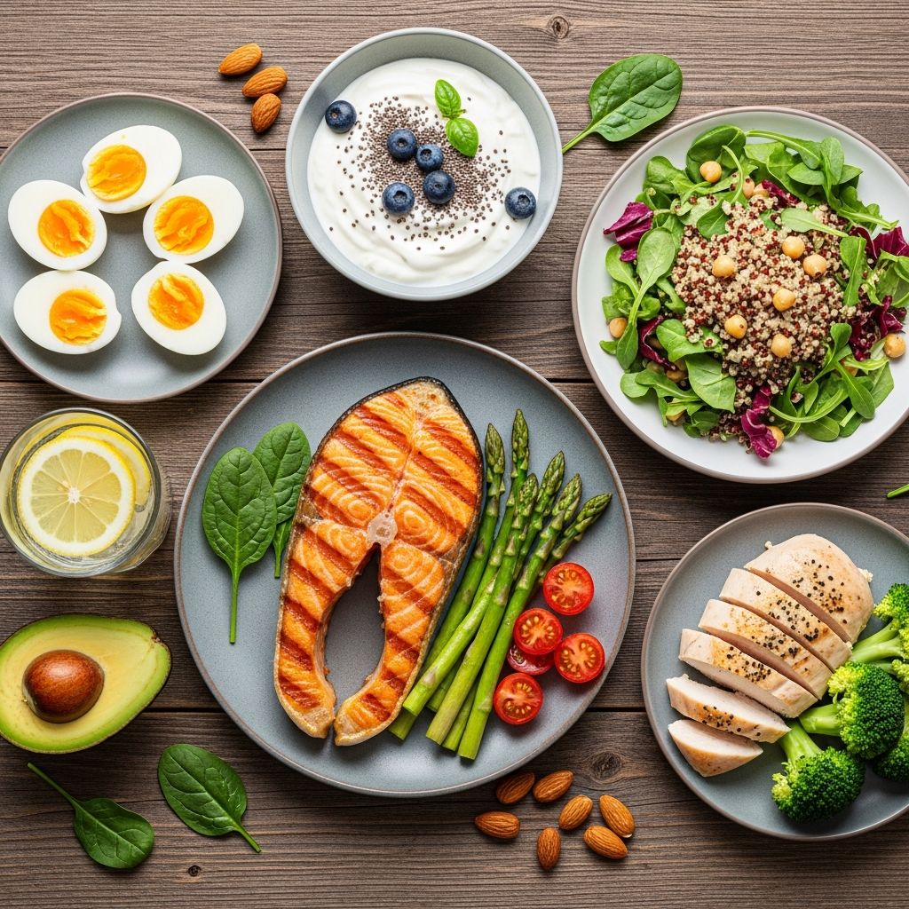 Discover a delicious 7-day high-protein meal plan designed to reduce bloating, boost metabolism, and promote a flatter belly.