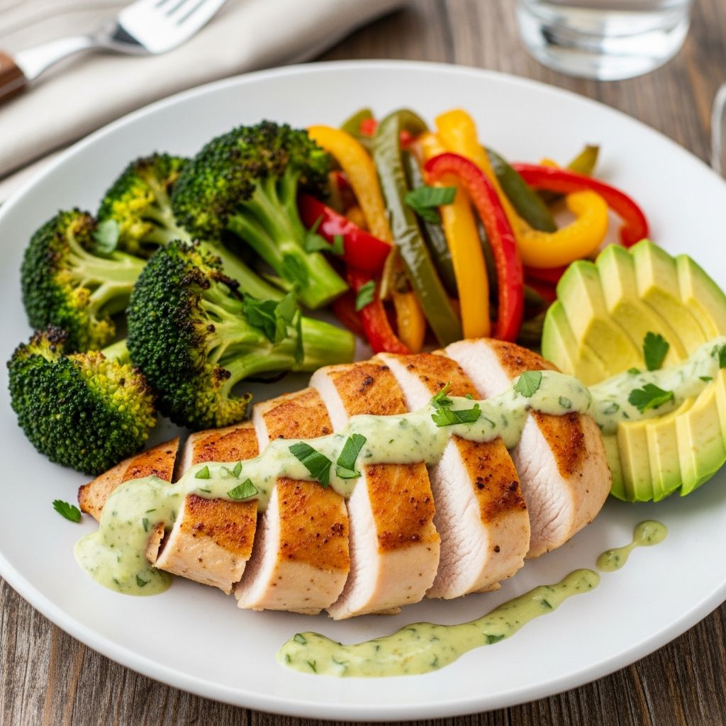 Satisfying chicken dinners packed with 30g+ protein and under 30g carbs per serving for easy weight management.