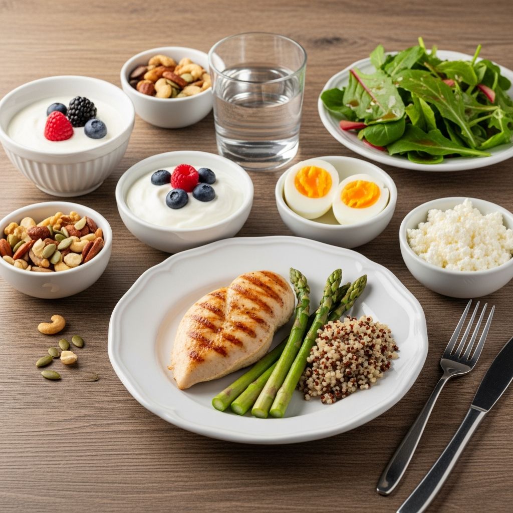 Discover a delicious 7-day high-protein, low-carb 1,200-calorie meal plan designed for sustainable weight loss and balanced nutrition.
