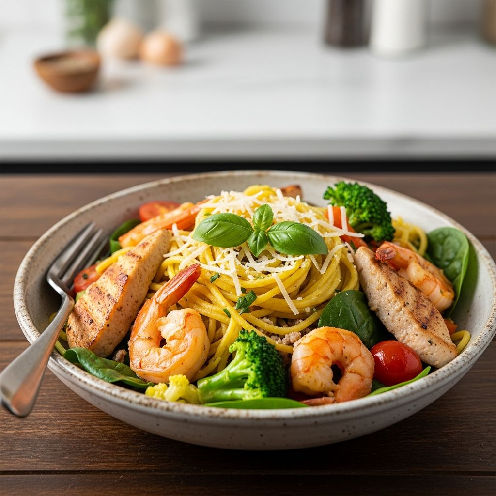 Boost your pasta game with these delicious high-protein recipes that satisfy hunger and support muscle health.