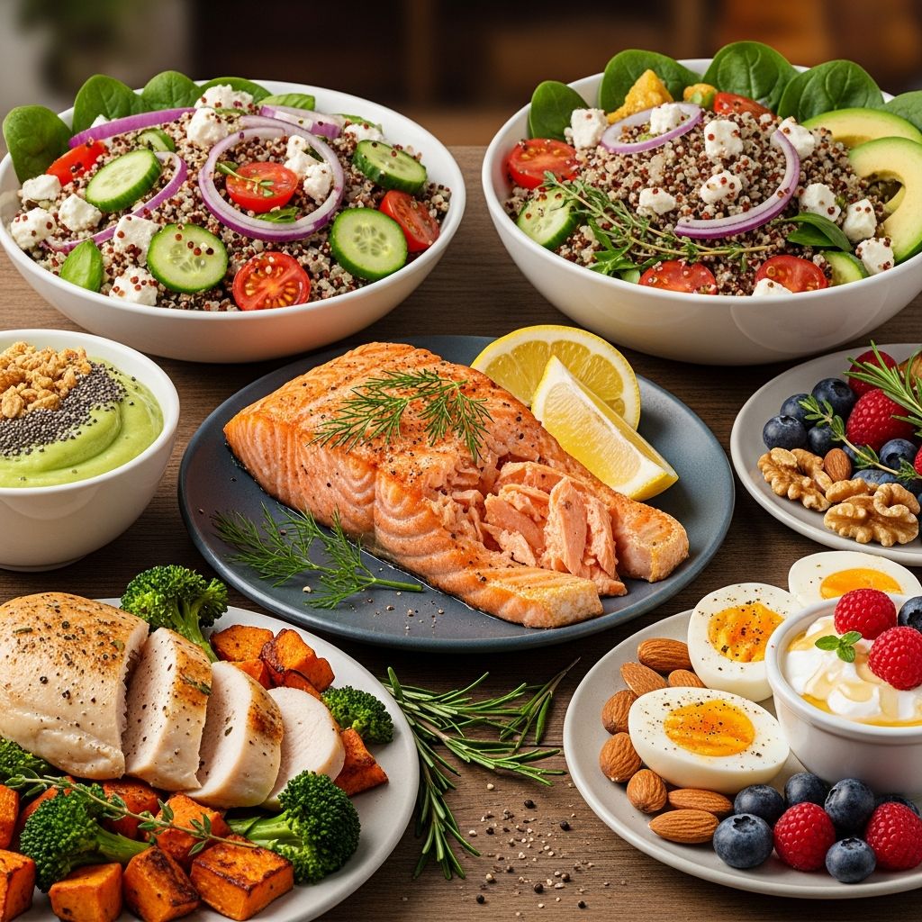 Delicious high-protein recipes to support muscle building, weight management, and overall health with balanced nutrition.