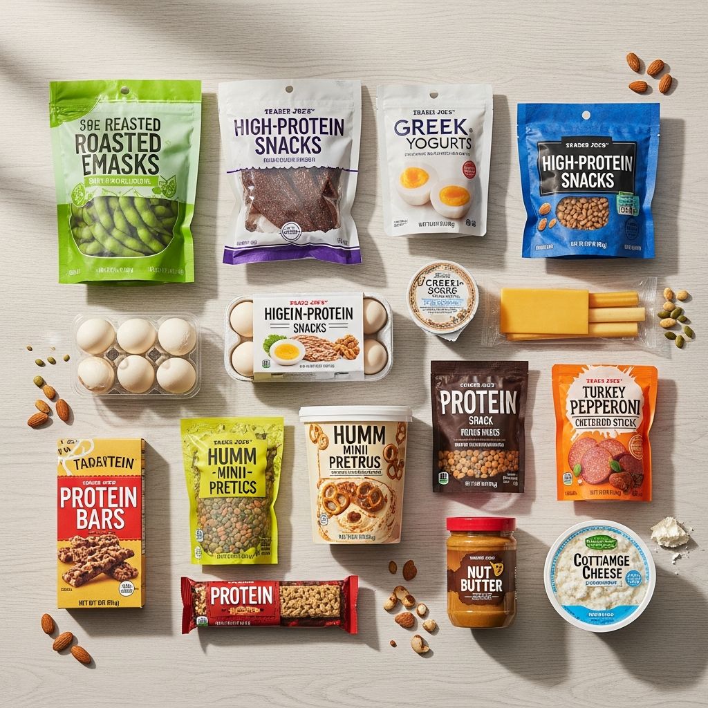 Boost your protein intake with these delicious, convenient Trader Joe's snacks that satisfy hunger and support your wellness goals.