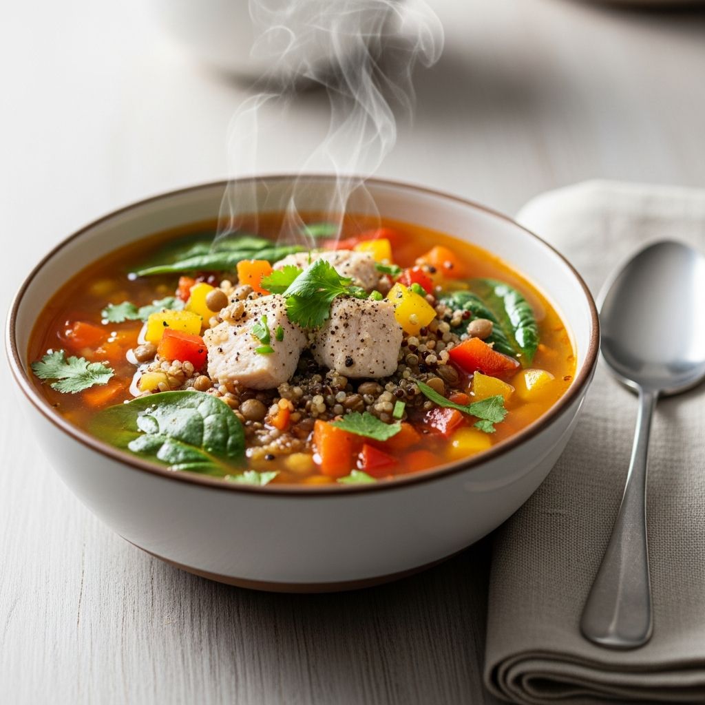 Satisfying, nutrient-packed soups that help you feel full longer while supporting your weight loss goals with 20g+ protein per serving.