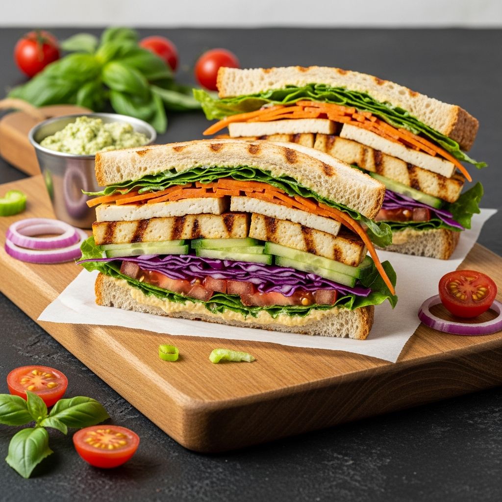 Build satisfying, meat-free sandwiches with 20+ grams of protein using this customizable formula from registered dietitians.