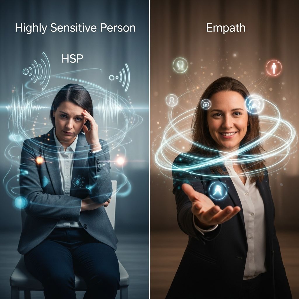 Discover the differences and similarities between highly sensitive people (HSPs) and empaths, and learn how to thrive with your sensitivity.