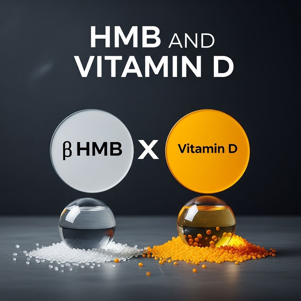 Discover how combining HMB and vitamin D supports muscle health, strength, and function in older adults.