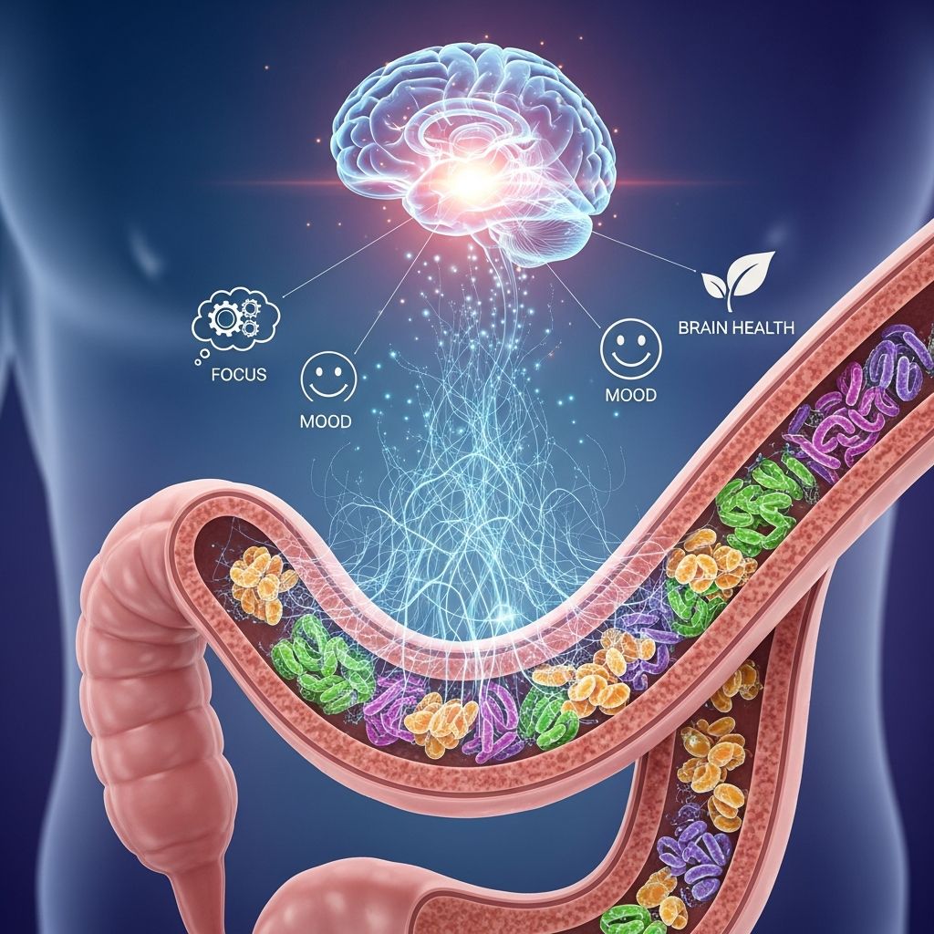 Discover the profound link between your gut bacteria and brain function, mood stability, focus, and overall mental well-being.