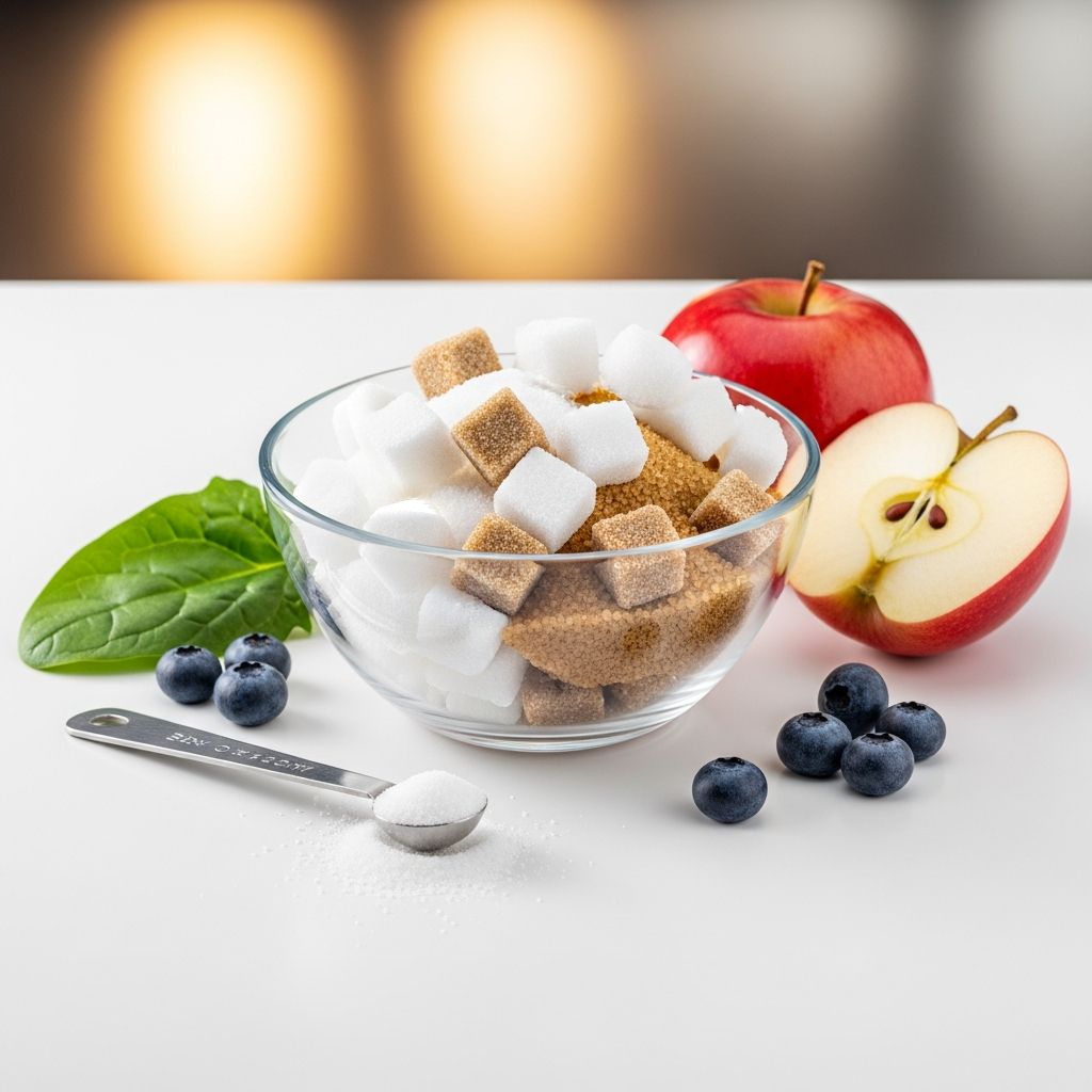 Understanding recommended daily sugar intake and how to make healthier choices.