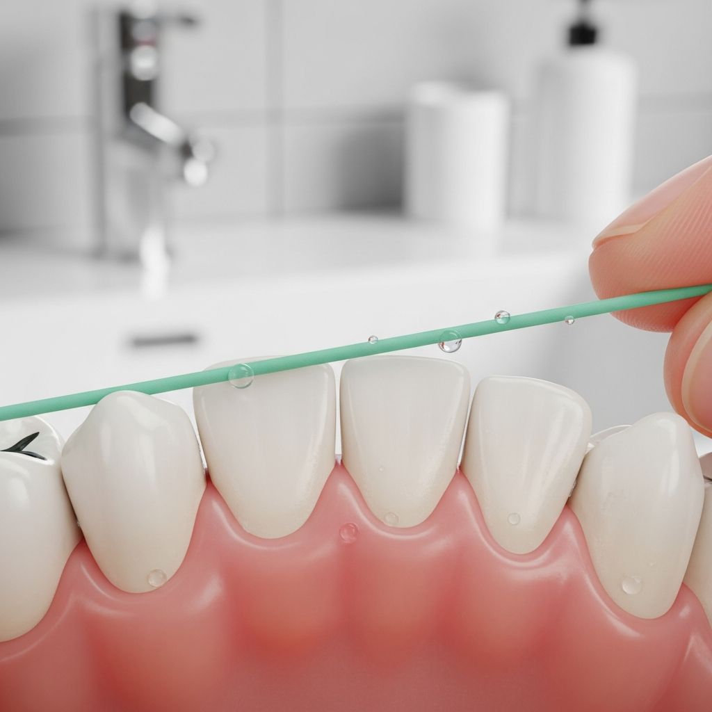 Dental experts recommend flossing once daily to prevent plaque buildup, gum disease, cavities, and even linked health risks like stroke.