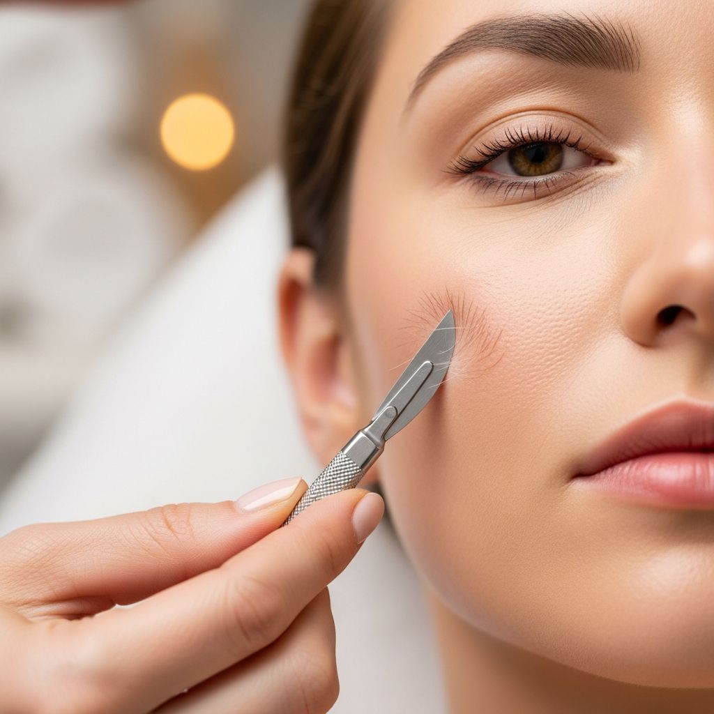 Discover the safety profile of dermaplaning, a popular skin exfoliation treatment using a scalpel to remove dead skin and peach fuzz for smoother, brighter skin.