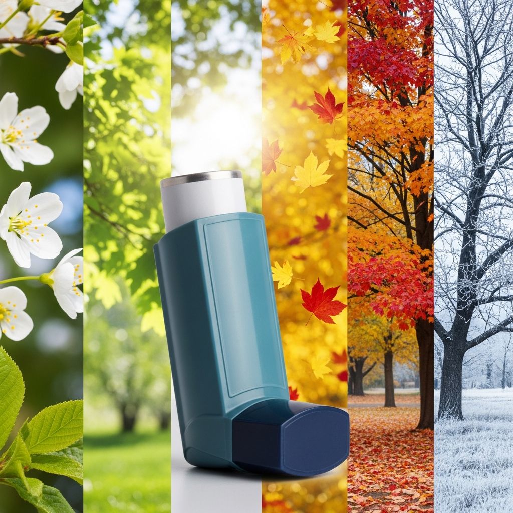 Discover how winter cold, summer pollen, and other seasonal changes trigger asthma symptoms and learn effective management strategies.