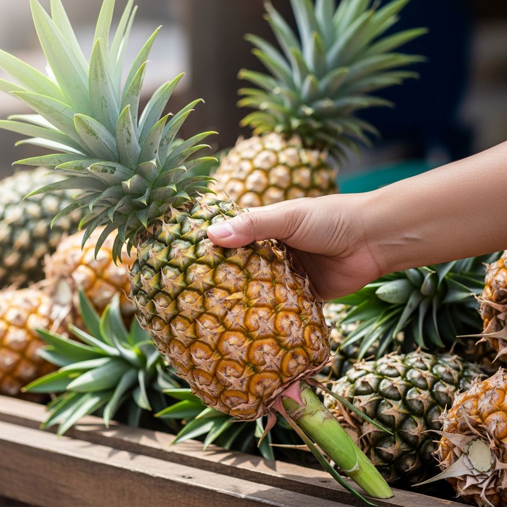 Master the art of selecting the ripest, sweetest pineapple with expert tips on color, smell, texture, and more for juicy perfection every time.