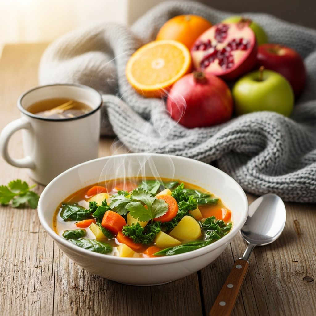 Practical tips to maintain a balanced diet, boost immunity, and stay energized through winter's challenges with seasonal foods and smart habits.