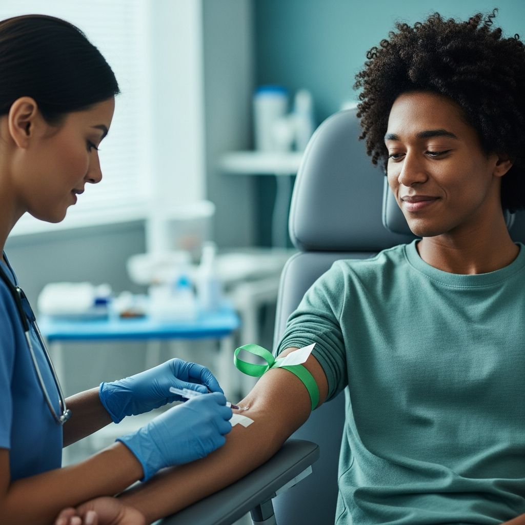 Practical strategies to manage anxiety and overcome needle phobia during blood tests.