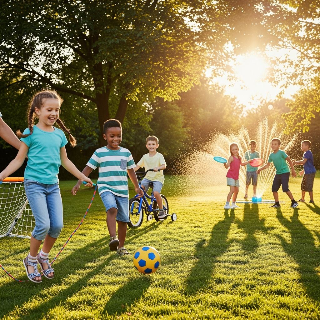 Practical tips to ensure your children stay physically active, healthy, and happy during summer holidays with fun exercises and routines.