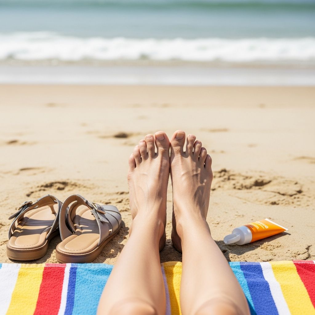 Expert podiatrist tips to protect your feet from sunburn, blisters, verrucas, and more during summer adventures.