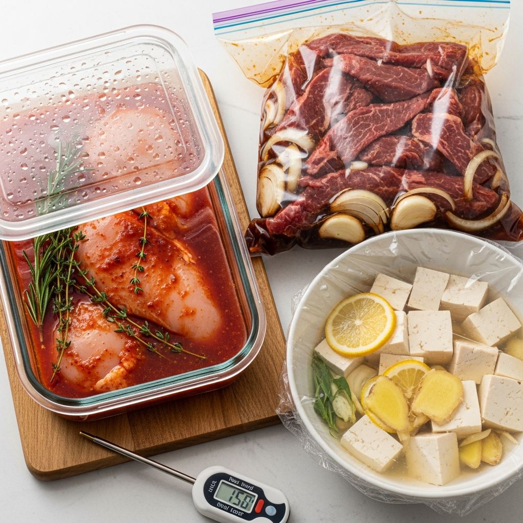 Master safe marinating techniques to prevent foodborne illness and ensure delicious, healthy meals.
