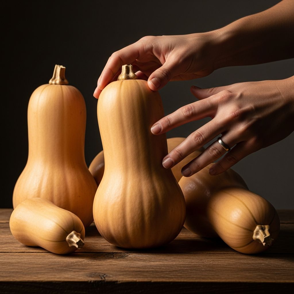 Expert tips for selecting the ripest, sweetest butternut squash at the store for perfect fall recipes every time.