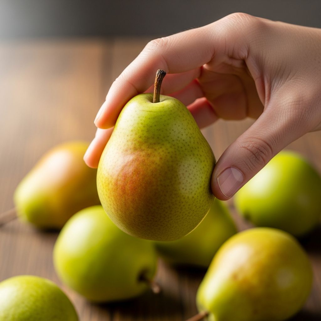 Master the art of selecting, ripening, and enjoying perfect pears with expert tips on varieties, ripeness tests, and storage.