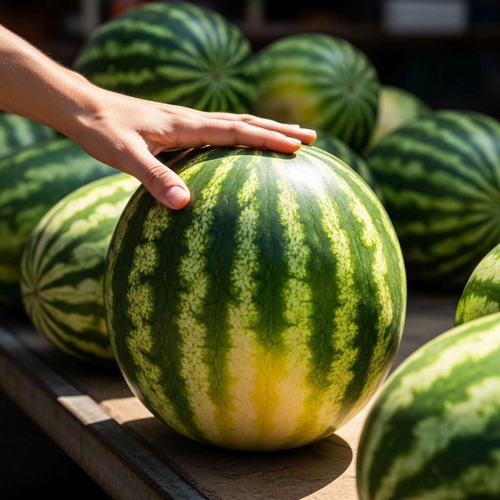 Master the art of selecting the ripest, sweetest watermelon with expert tips on field spots, weight, sound, and more for perfect summer bites.