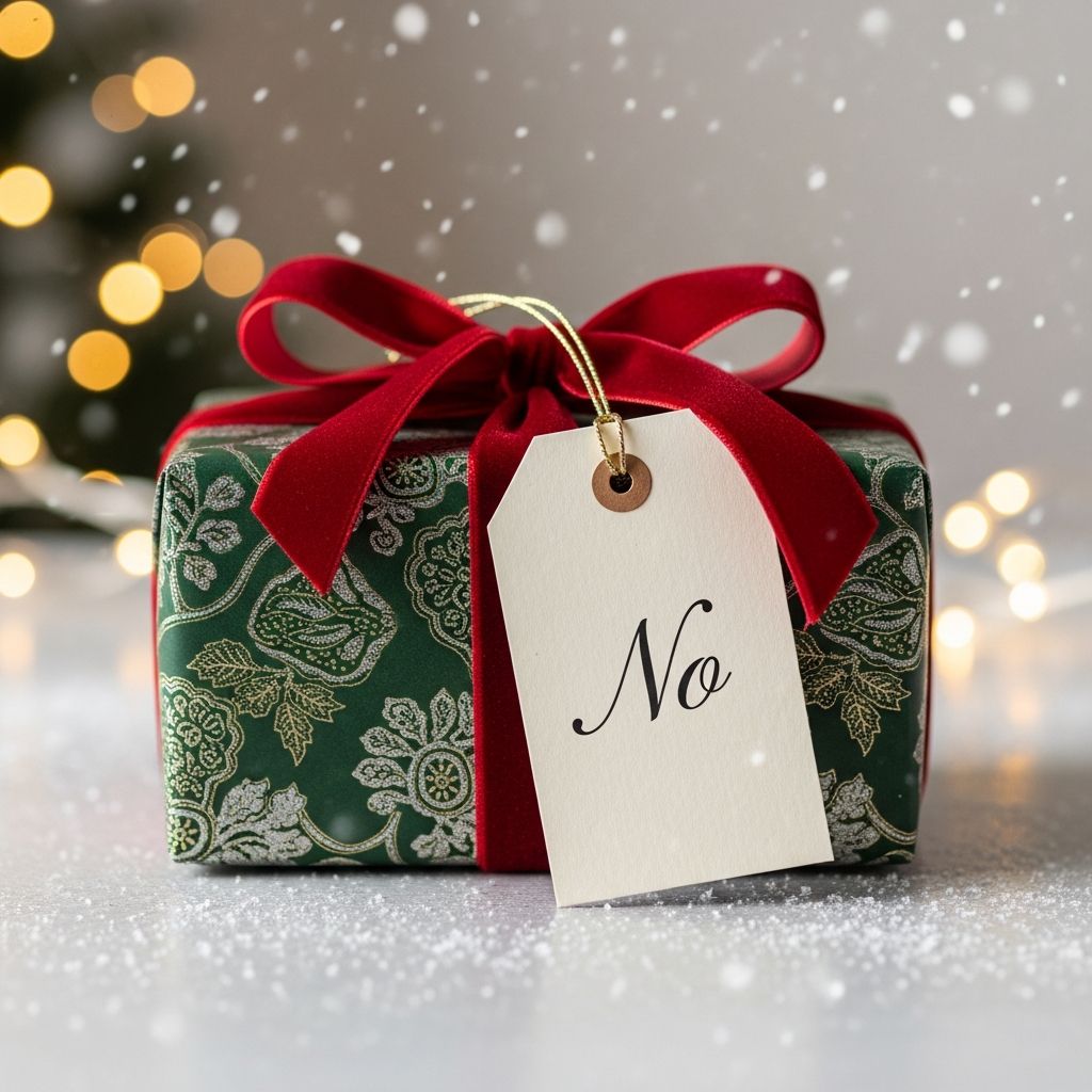 Master the art of politely declining Christmas invitations to safeguard your mental health and avoid holiday burnout.