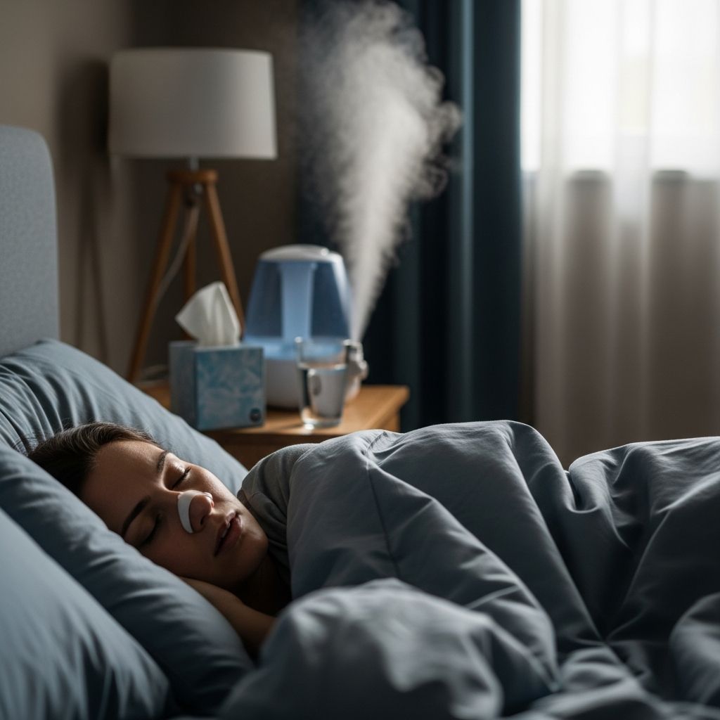 Expert tips to relieve nasal congestion and get restful sleep despite a stuffy nose from colds, allergies, or sinus issues.
