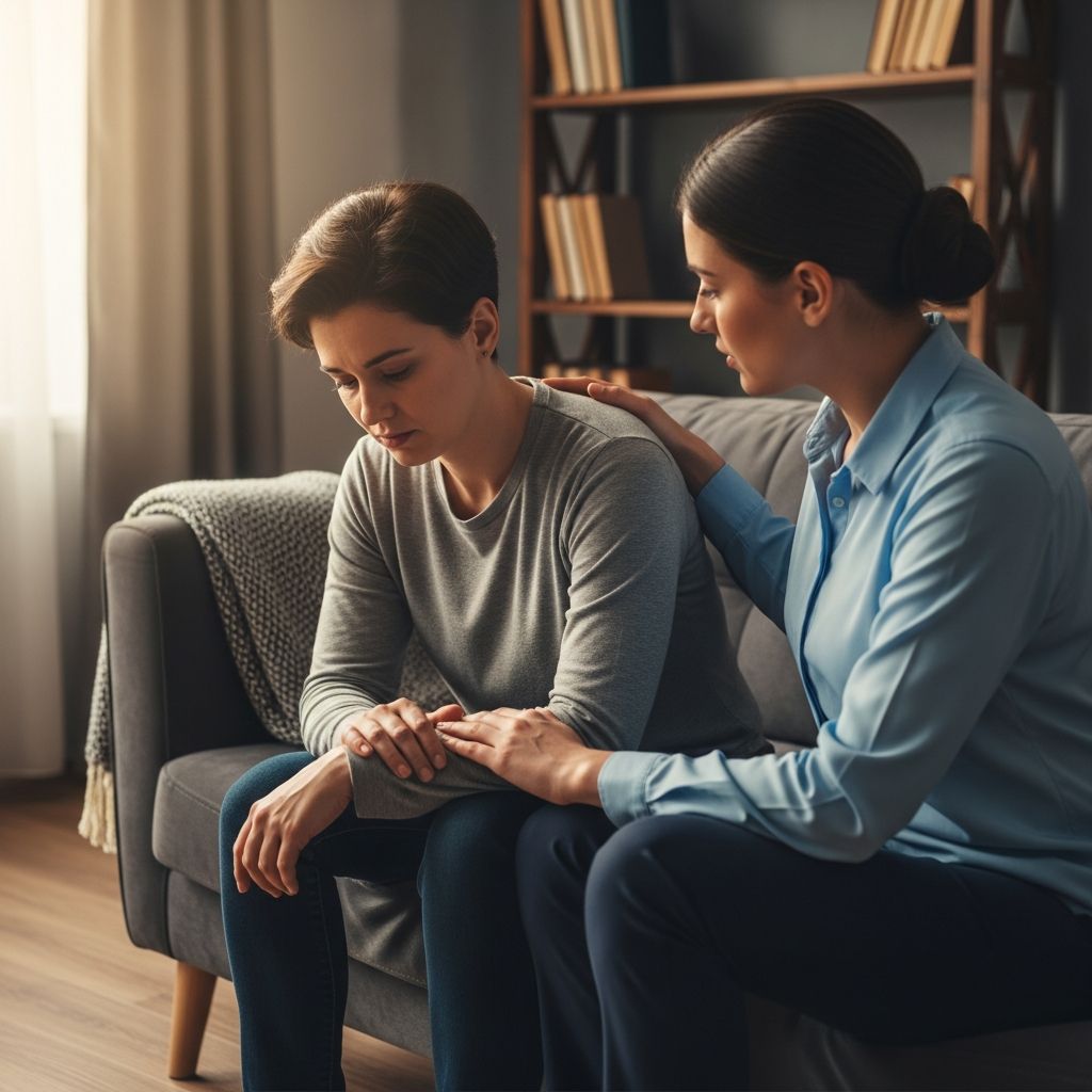 Practical guide to helping a loved one through depression: recognize signs, offer support, and encourage professional help effectively.