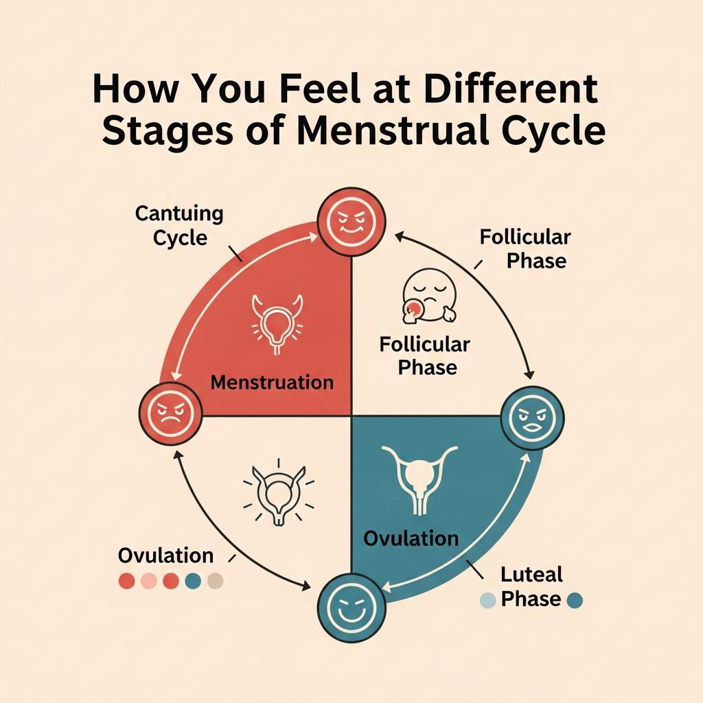 Understand the four phases of your menstrual cycle and how hormonal changes influence your physical, emotional, and mental well-being each month.