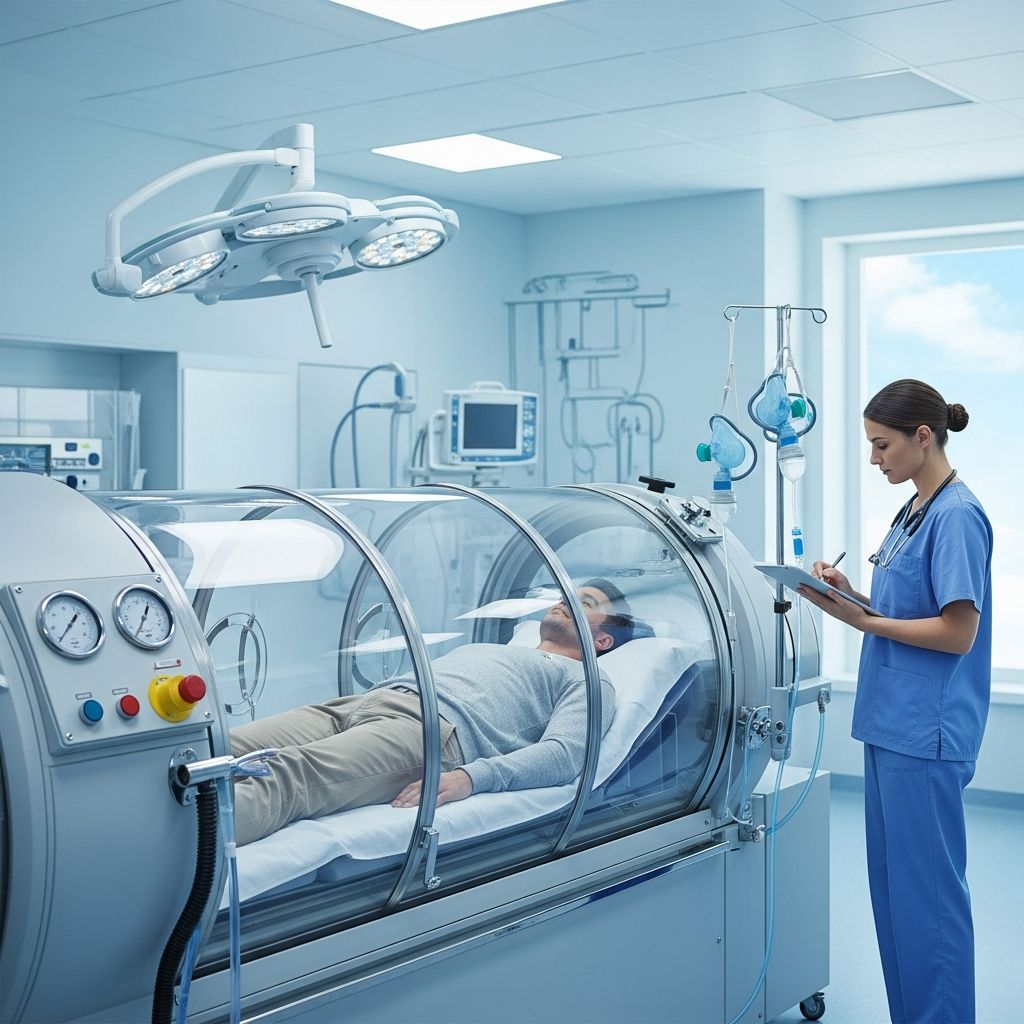 Explore hyperbaric oxygen therapy: mechanism, approved uses, dermatological applications, and safety considerations for enhanced healing.