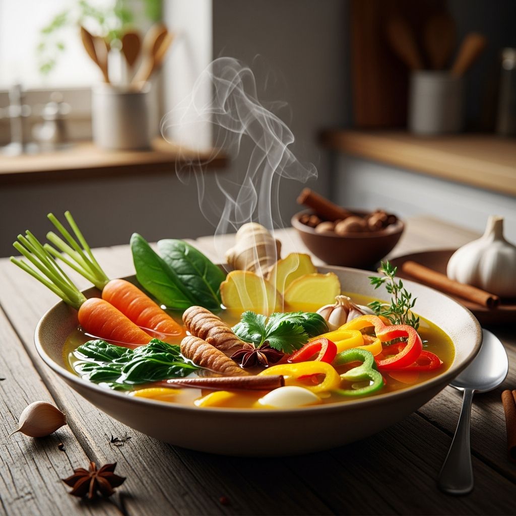 A nutrient-packed one-pot soup loaded with vitamin C, zinc, and iron to supercharge your immune system during cold and flu season.