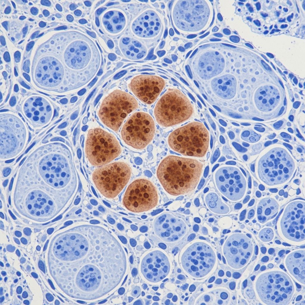 Essential guide to immunohistochemistry stains used in dermatopathology for precise tumour identification and diagnosis.