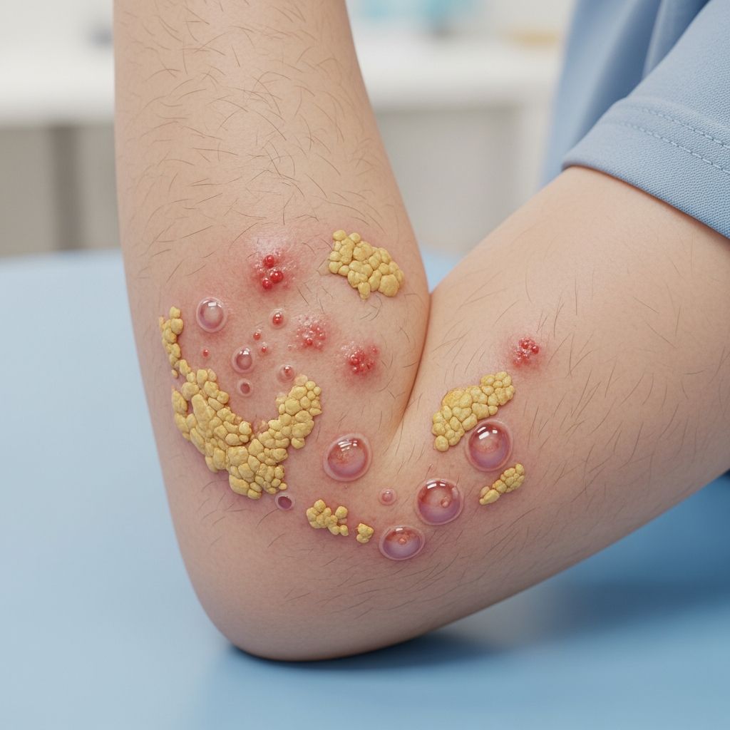 Comprehensive guide to impetigo: symptoms, causes, treatments, and prevention for this common bacterial skin infection.