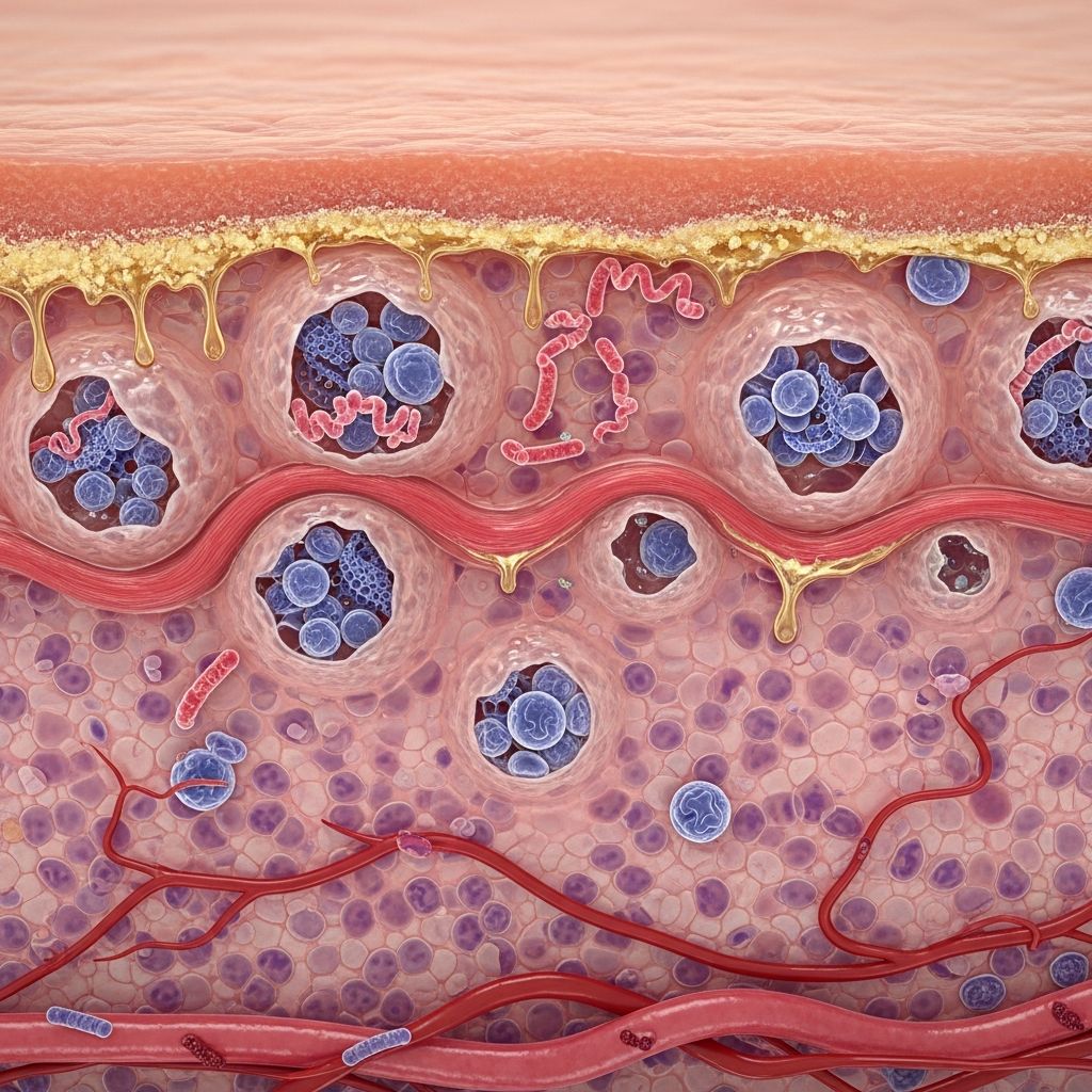Impetigo Pathology: Clinical, Histologic & Pathogenic Insights Detailed histopathological examination and clinical insights into impetigo, a common superficial bacterial skin infection.