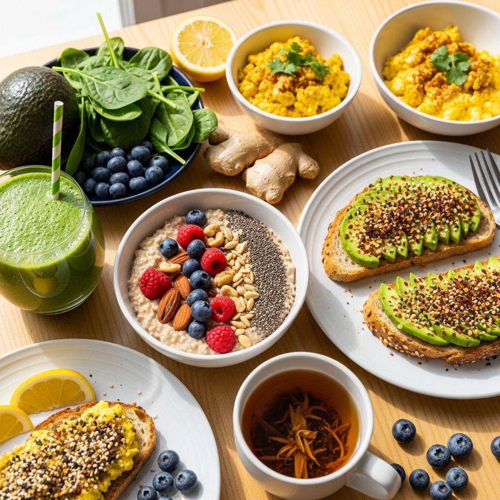 Start your day right with 25 delicious breakfast recipes that combat inflammation without any added sugars.