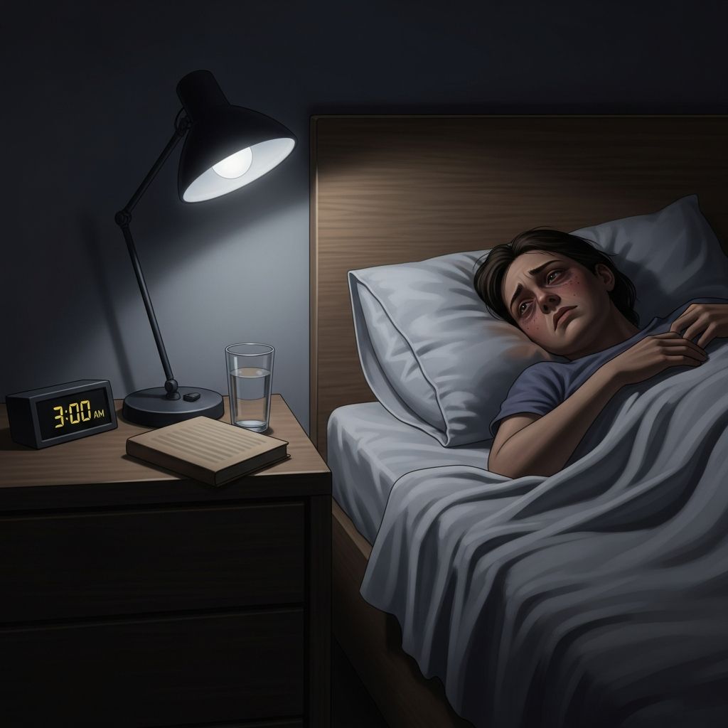 Recognizing the signs of insomnia: nighttime struggles and daytime impacts that disrupt your life and health.