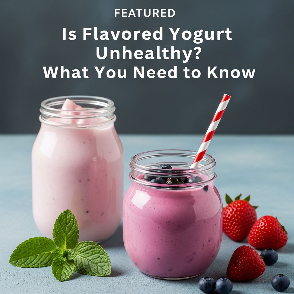 Discover the hidden sugar content in flavored yogurt and learn how to make healthier choices.