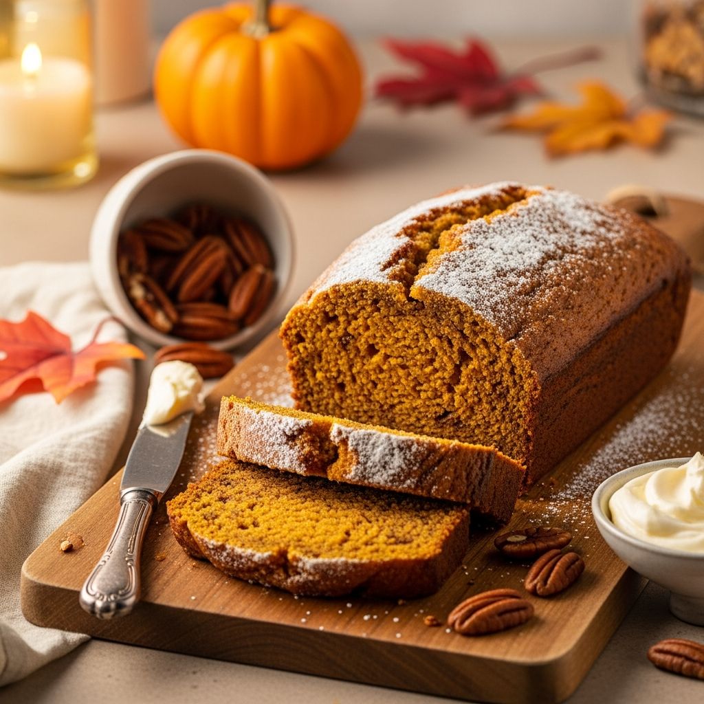 Discover Jane Fonda's beloved pumpkin spice bread recipe, packed with 8g protein per slice for a healthy fall treat.