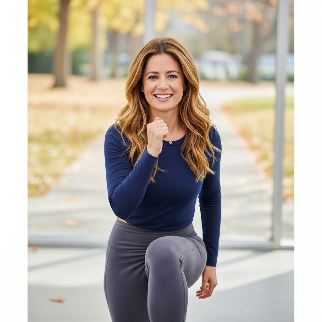 Discover Jenna Fischer's go-to exercise routine that boosts strength, flexibility, and mental clarity for busy moms and celebrities alike.