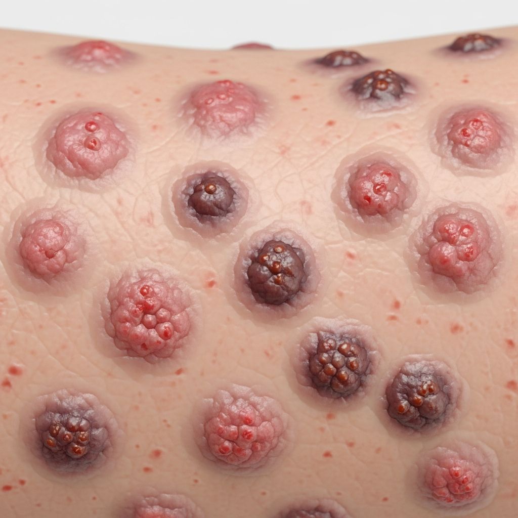 Kaposi sarcoma: Rare cancer linked to HHV-8, affecting skin and organs, with types from classic to AIDS-related.