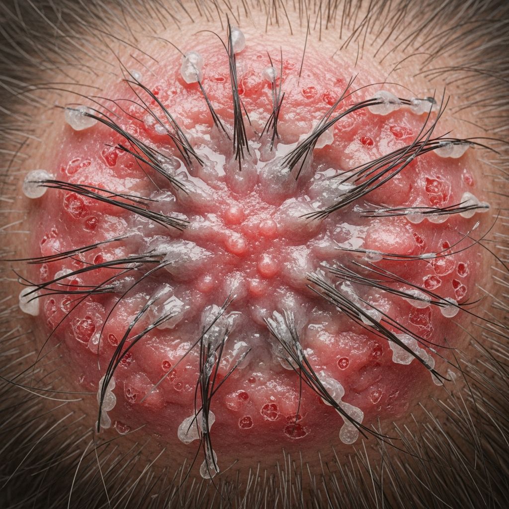 Comprehensive visual guide to kerion: inflammatory fungal scalp abscesses with clinical images and diagnostic insights.