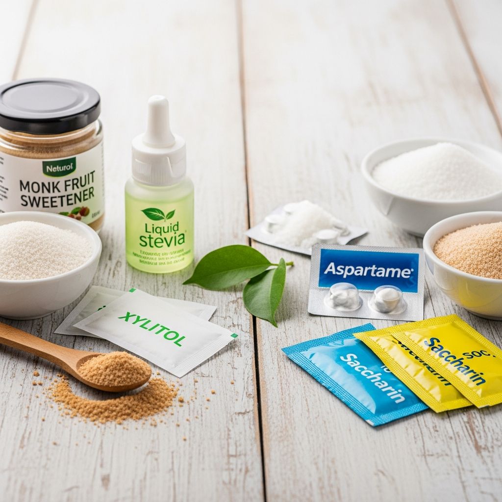 Discover the best natural and artificial sweeteners for ketogenic diets without breaking ketosis.