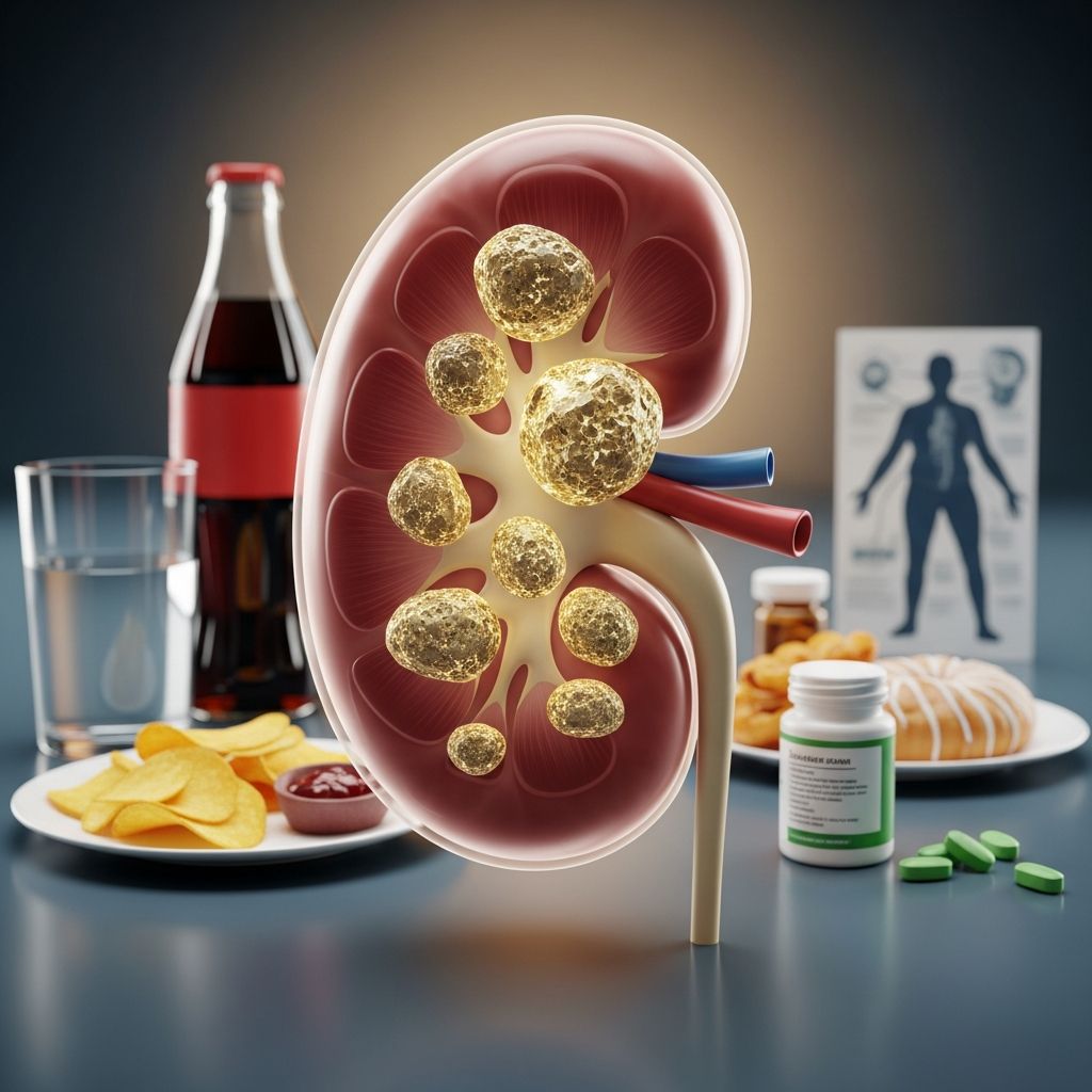 Understanding the dietary, medical, and lifestyle factors that lead to kidney stone formation.