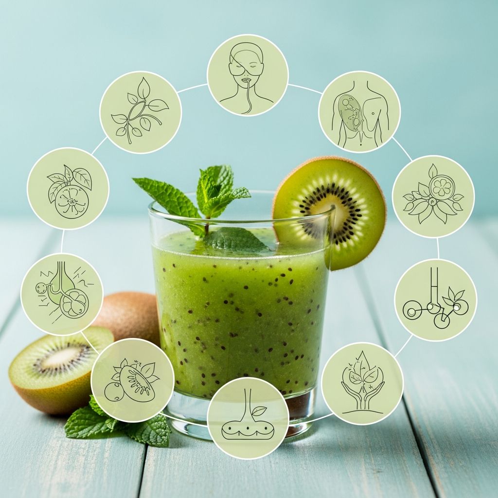 Discover the surprising health benefits of kiwi juice, from boosting immunity to improving digestion and heart health.