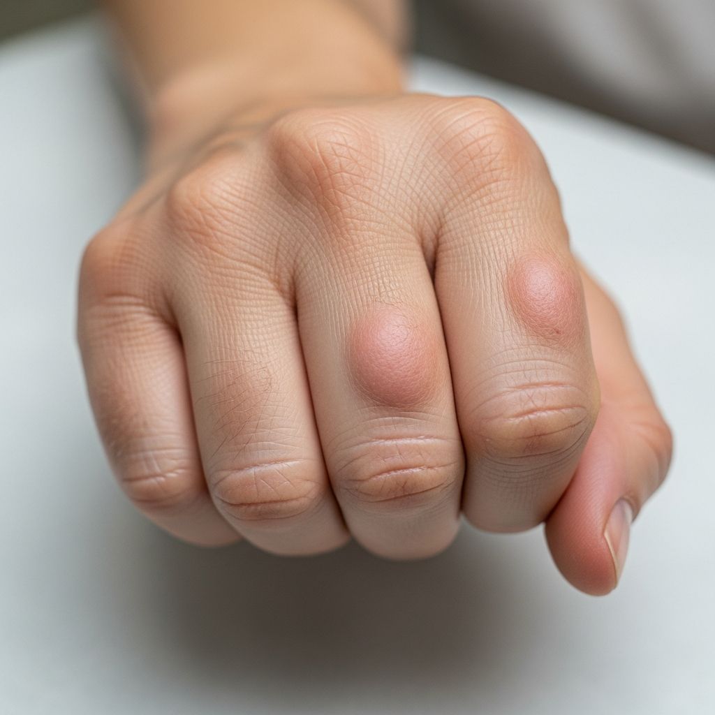 Understanding knuckle pads: A comprehensive guide to this benign skin condition affecting fingers and toes.