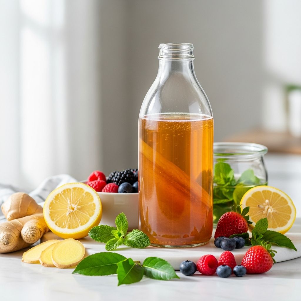 Discover the potential health benefits of kombucha, from gut health and antioxidants to liver support and more, backed by emerging research.
