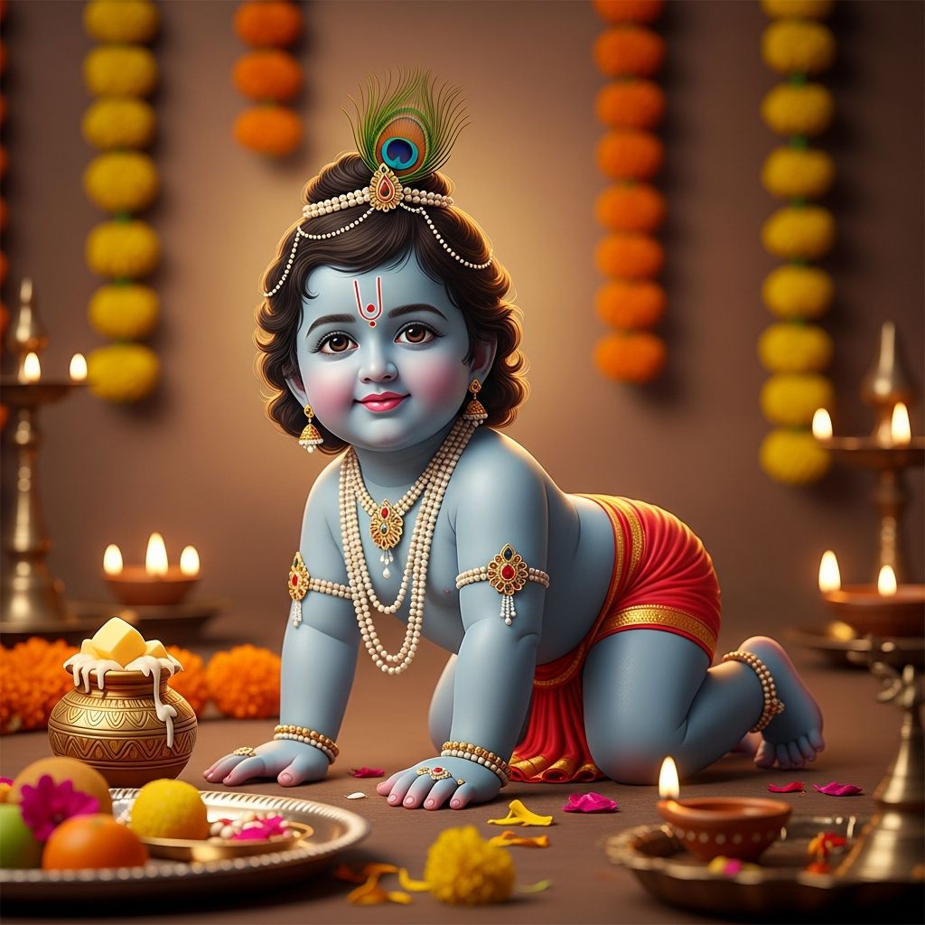 Celebrate Lord Krishna's birth with fasting, feasting, rituals and nutritious traditional foods rich in dairy and fruits.