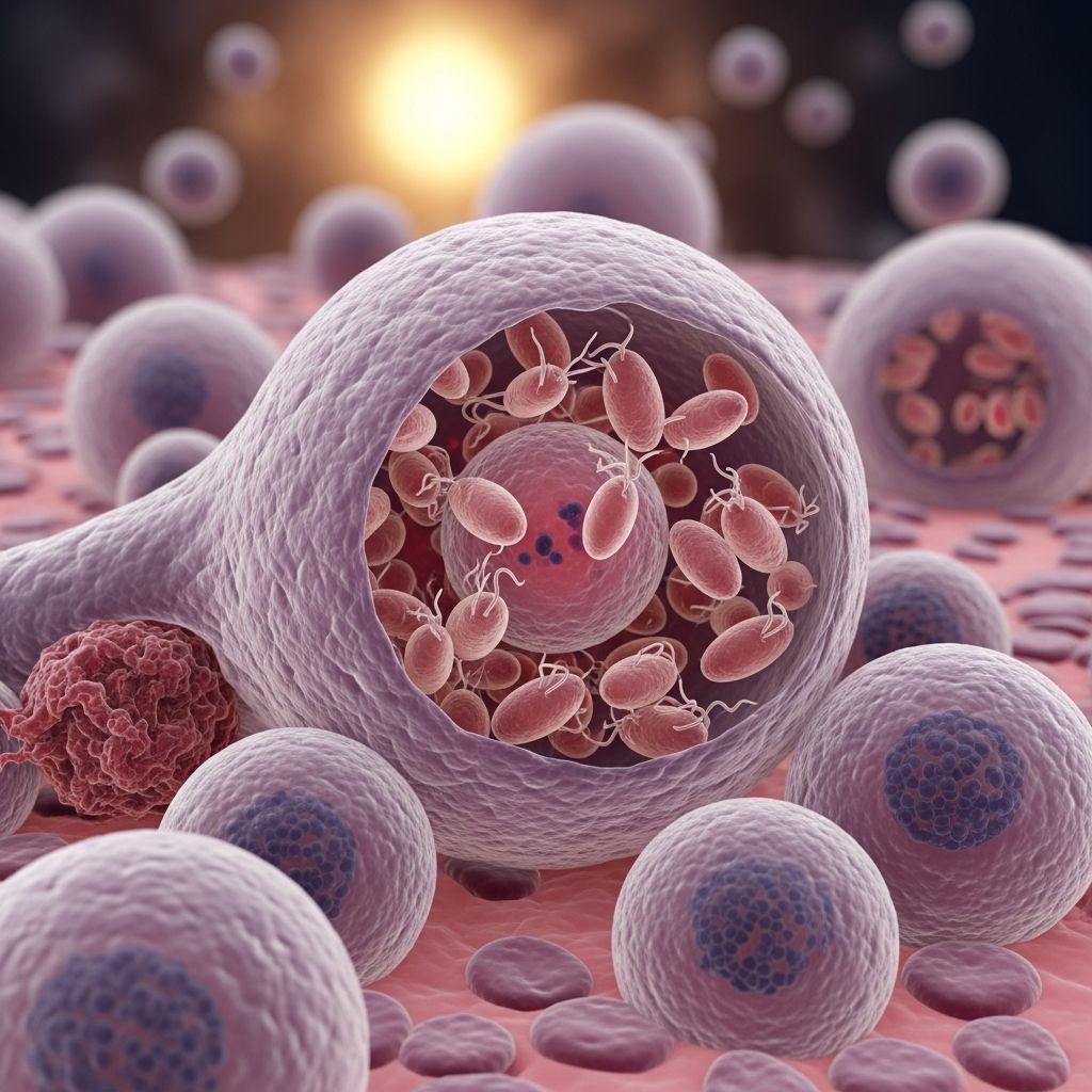 Comprehensive pathology of leishmaniasis: from cutaneous ulcers to visceral organ damage and diagnostic insights.