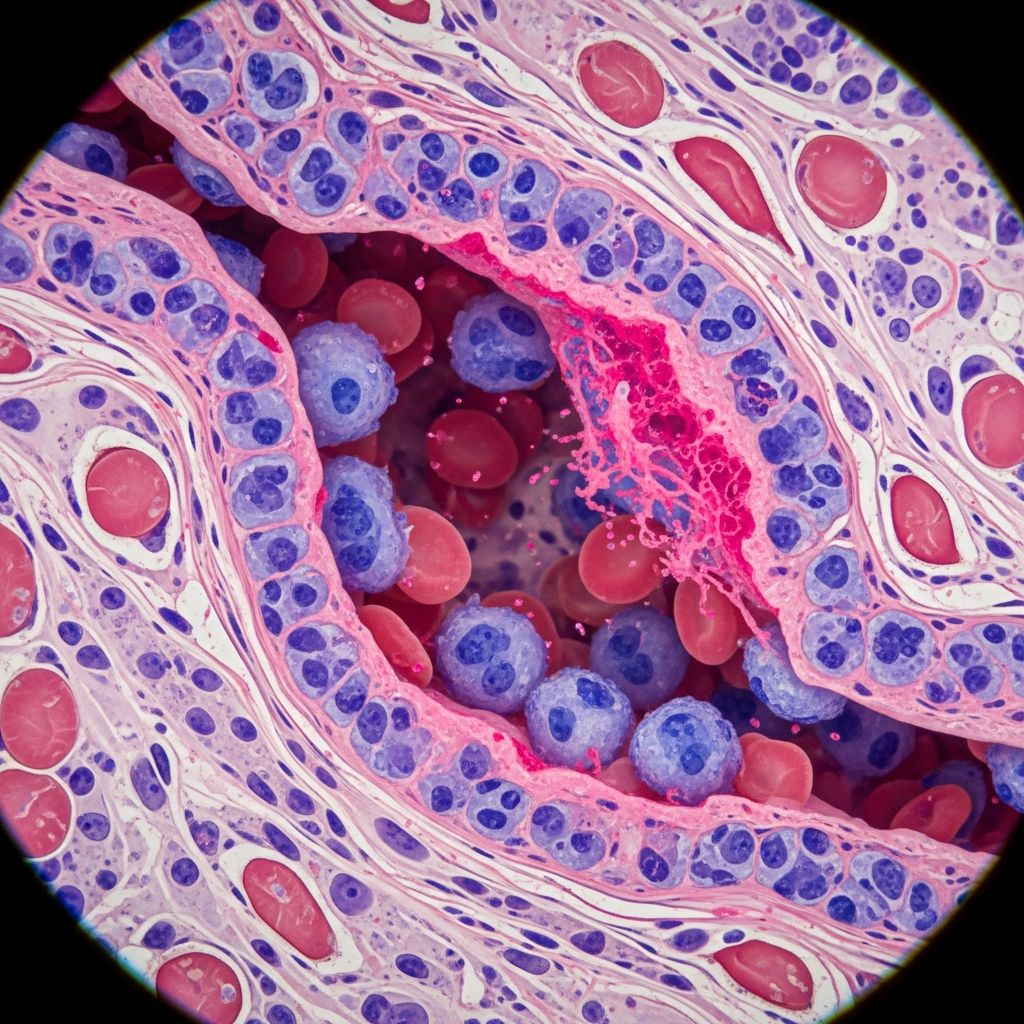Detailed histopathological analysis of leukocytoclastic vasculitis, covering clinical features, pathology, and diagnostic approaches for skin specialists.