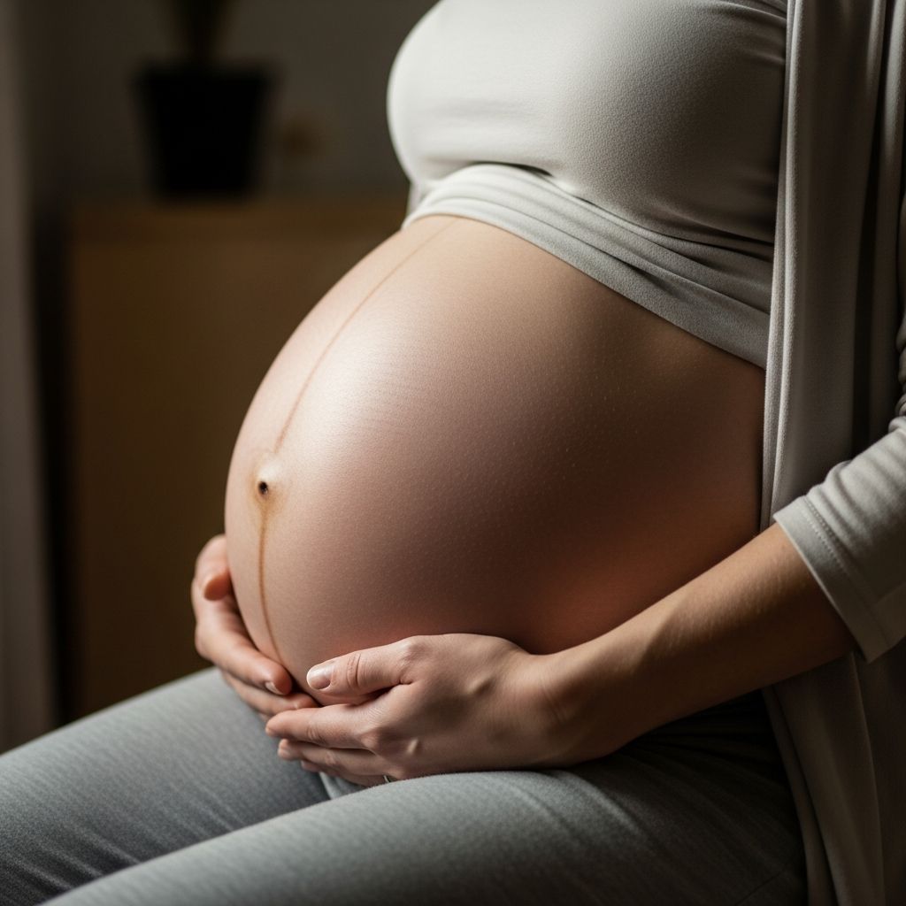 Linea nigra is a common, benign dark line on the abdomen during pregnancy caused by hormonal changes, typically fading postpartum.